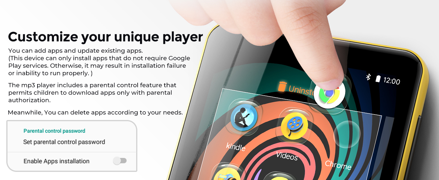 bluetooth mp3 music player