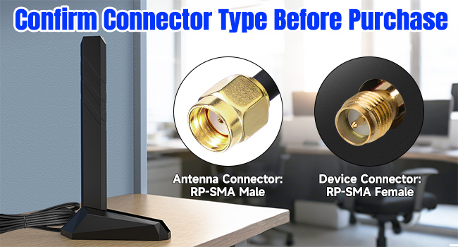 rpsma wifi 7 wifi 6e antenna
