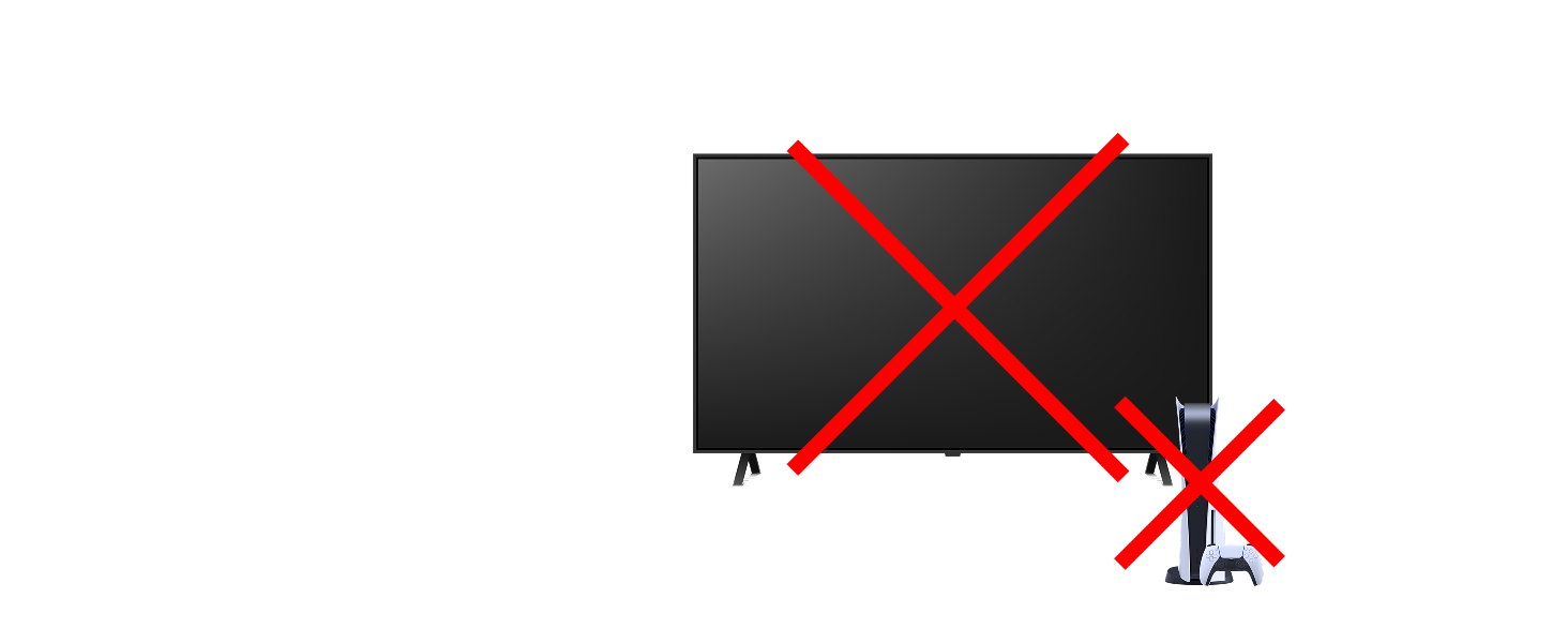 Does not connect to TV's or gaming consoles