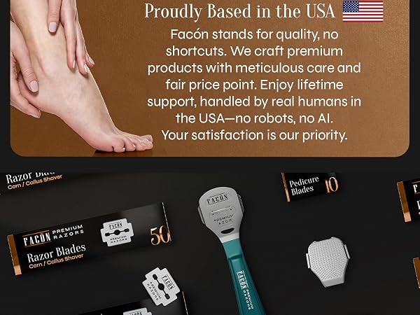 Facón Callus Shaver Pedicure Razor