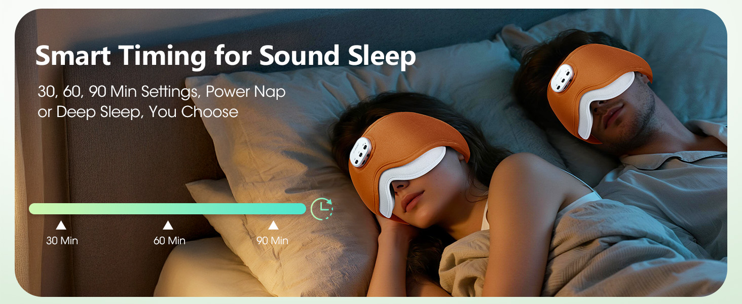 bluetooth sleep mask timing setting