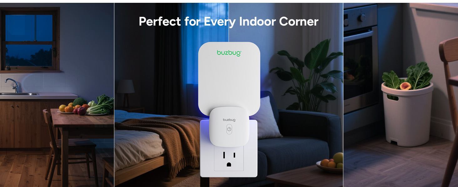 This fruit fly killer has no zapping, odors, or mess. The glue cards face inward