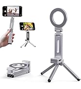 CBDYWVR Magnetic Tripod for iPhone 16/15/14/13/12 Plus Pro Max Series,Aluminium Mini Magnetic Pho...