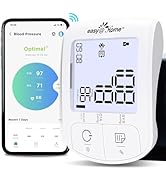 Easy@Home Wrist Blood Pressure Monitor: Easy@Home Bluetooth Smart Large Cuff BP Machine | Digital...