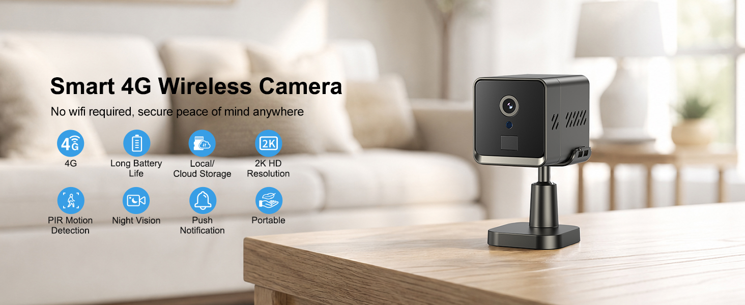 Smart 4G Wireless Camera
