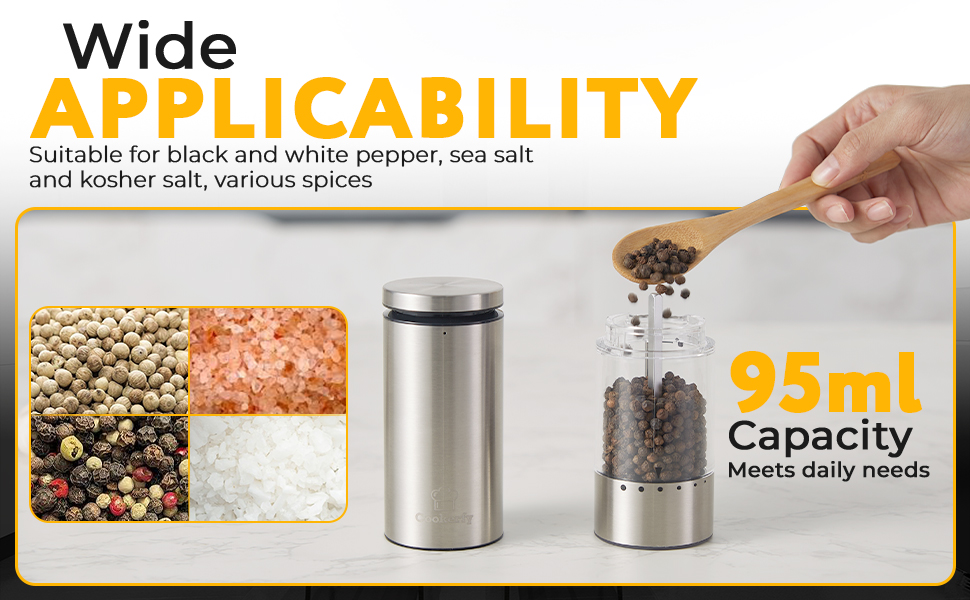 electric pepper and salt grinder