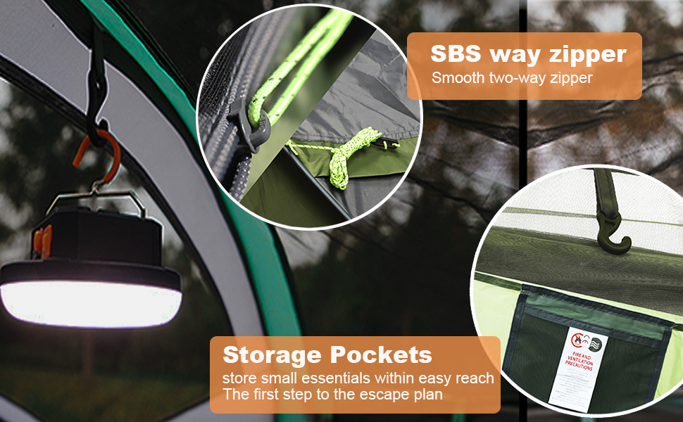 4 Person Easy Pop Up Tent