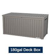 180gal deck box