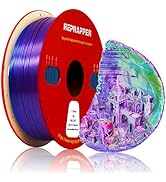 Reprapper Tri Color PLA Filament, Coextrusion 1kg PLA 1.75mm for 3D Printer, Multicolor Like Dual...