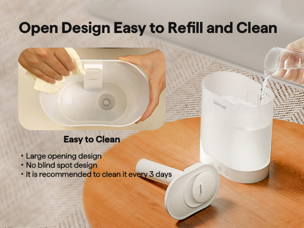 humidifiers for bedroom easy clean