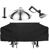 Uniflasy 36 inch Griddle Cover for Blackstone Grill Flat Top 4 Burner Griddle, 600D Heavy Duty Wa...