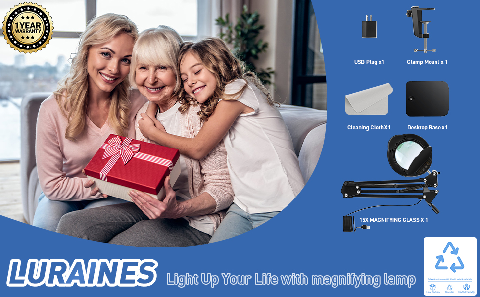 magnifying light for crafts hands free