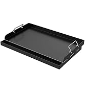 MixRBBQ 25" x 16" Nonstick Carbon Steel Griddle for Gas Grill – Heavy-Duty Flat Top Griddle Inser...