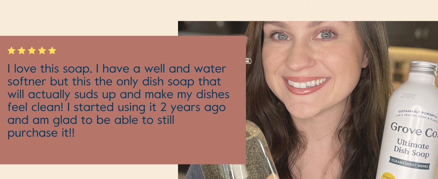 Grove co, refillable, dish soap, kitchen, dishes, refill