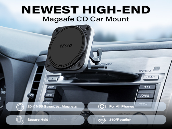 cd phone holder for car