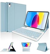 LAMA iPad 10th Generation Case with Keyboard for iPad 10th Generation 10.9" 2022 (A2696/A2757/A27...