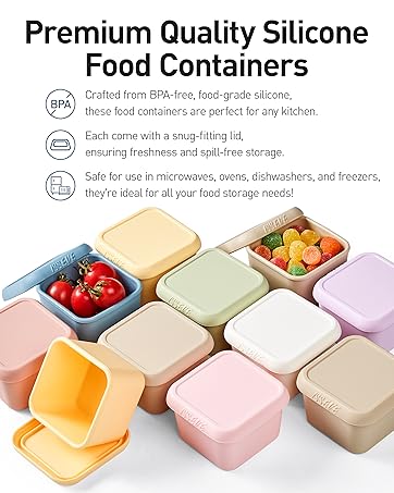 small containers with lids