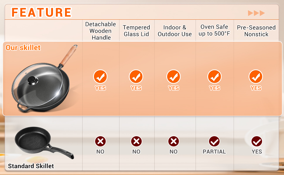 Cast Iron Skillet with Lid