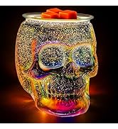 JOYOLO Wax Melt Warmer with Timer, Wax Warmer for Scented Wax with Light Bulb, Electric Skull Wax...