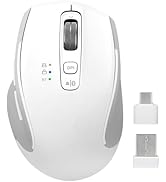 CHHI Bluetooth Wireless Mouse, 3 Modes Bluetooth &amp; Mouse 2.4G Wireless Portable Optical 4 Level D...