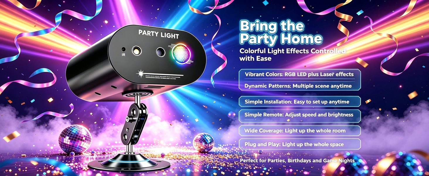 Colorful Light Effects Controlledwith Ease