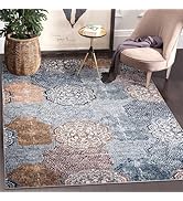 Domitapis Area Rug 4×6, Large Vintage Boho Rug,Ultra-Soft Low Pile, Washable, Non Slip,Stain Resi...