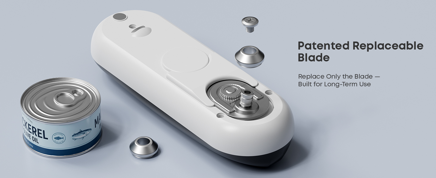 Electric Can Opener, Rechargeable Can Opener for Kitchen for Seniors with Arthritis