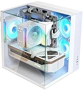 Zalman ZQBE ATX Mid-Tower Gaming PC Case, 3 x 120mm PWM ARGB Fans with Multi-Port PWM Hub/ARGB Co...