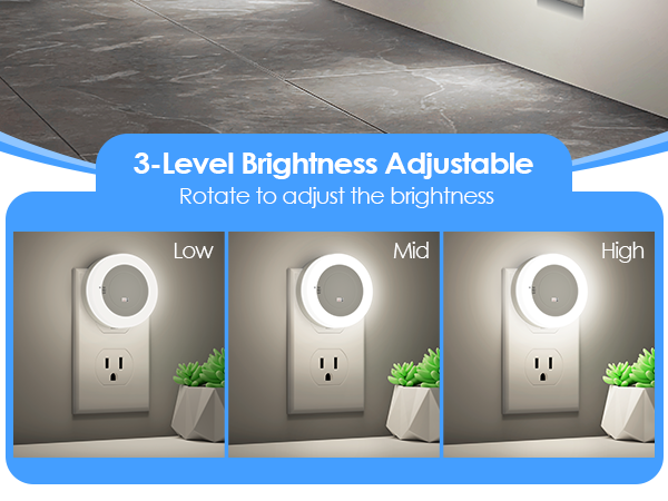 night light plug into wall