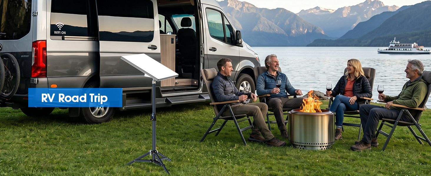 starlink mini tripod heavy duty wind resistant