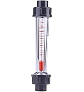 Peak Flow Meter Adult Rotameters Plastic Plastic Tube Type 100 1000L H Water Flow Meter Flowmeter...