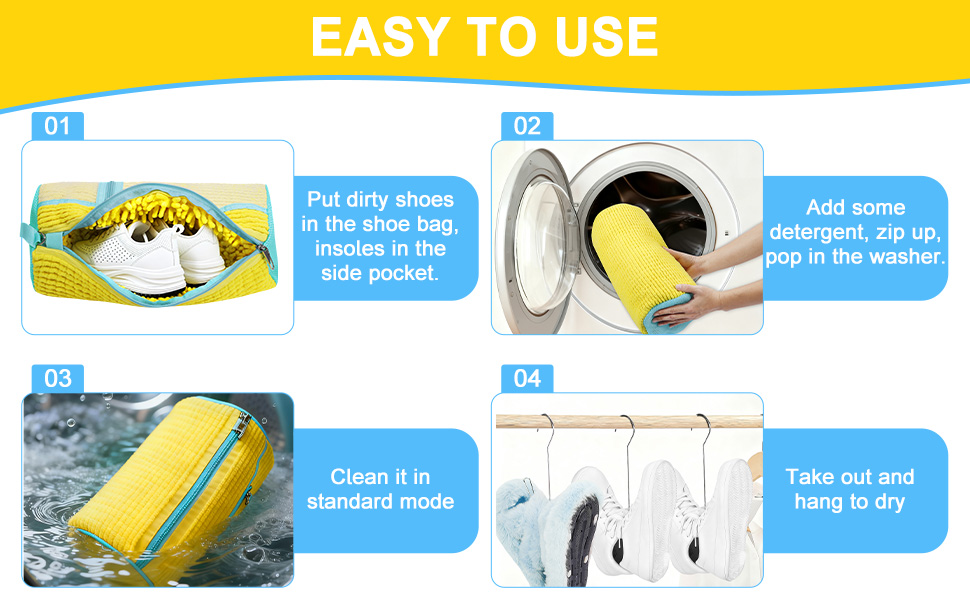 shoe washer machine bag