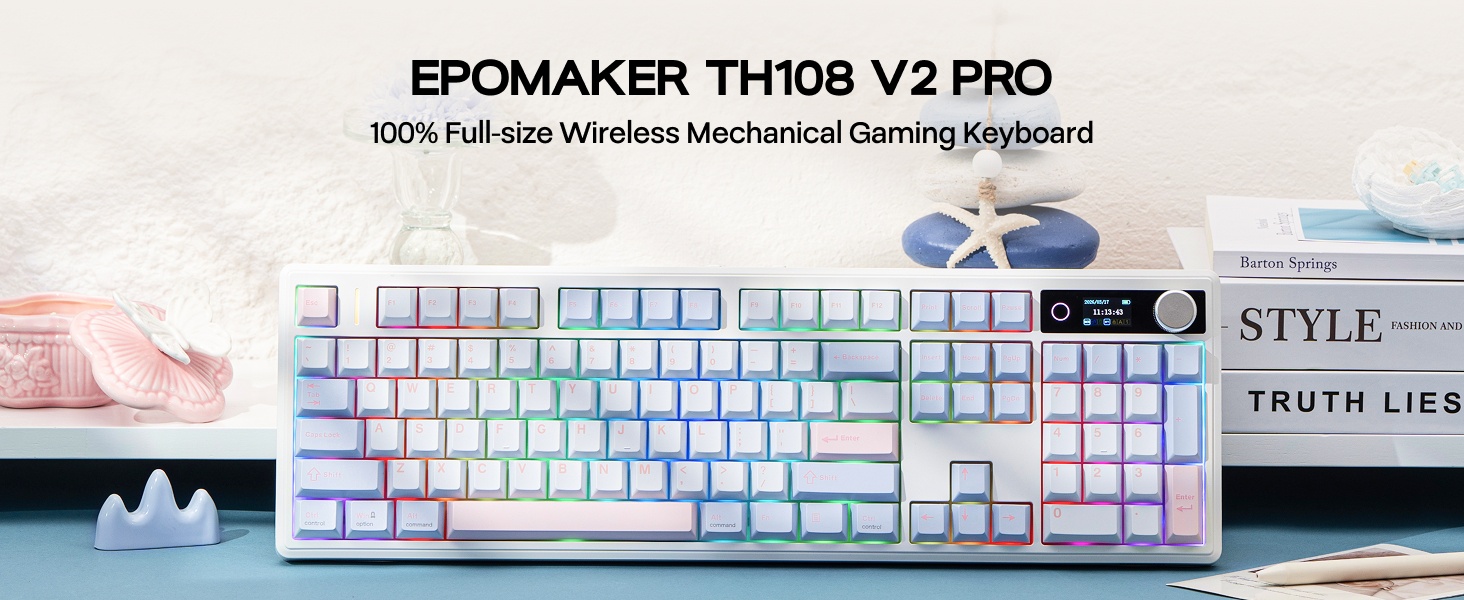 TH108 V2 PRO Wireless Gaming Keyboard