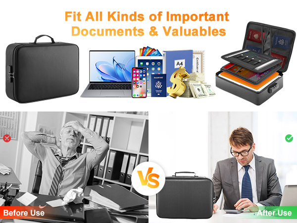 fireproof document bag