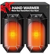 WARMHAND AI Hand Warmers Rechargeable 2 Pack,Portable Electric Hand Warmer Reusable,AI Smart Chip...