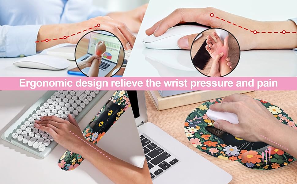 mouse pad with wrist rest