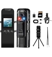 BFTD V110 2K Mini Body Camera with Audio and Video Recording, 1440P Portable Small Camera with Ph...