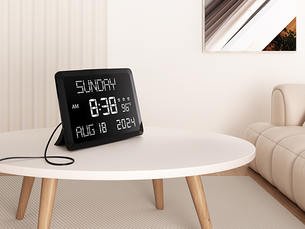 large digital clock for seniors