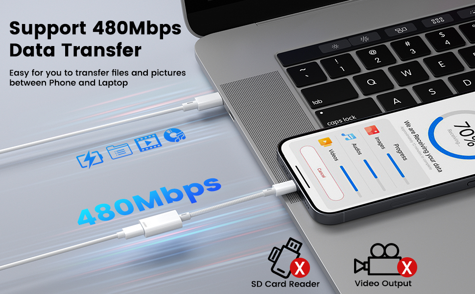 lightning to usb c audio adapter for iPhone 16