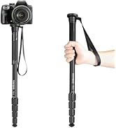 TONYBOO TE-2 65 inch Monopod for Camera, Aluminum Monopod with 5-Section Height Portable Compact ...