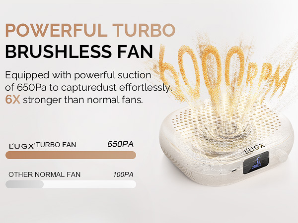 Dust collector nail tech