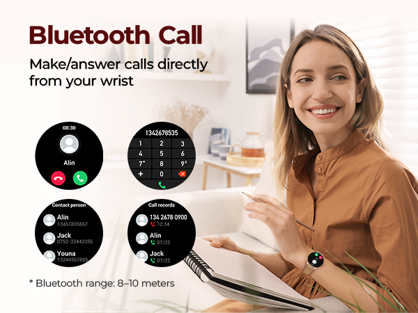 Bluetooth calling smart watch, answer and make phone calls directly from your wrist