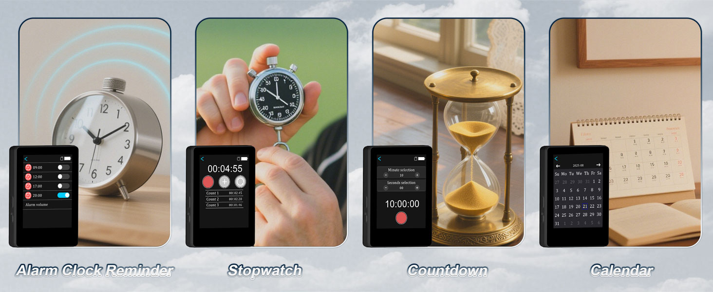 sport mp3 players, music device for runners, campfire player, music box for dementia patients