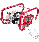 VEVOR Fire Escape Ladder, 3-Story 25FT Retractable Emergency Fire Ladder, Lightweight Aluminum Al...