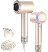 Hair Dryer, High Speed Ionic Blow Dryer, 160000 RPM, Low Noise,5X-Fast Drying, 2 Billion Negative...