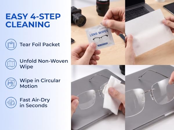 Easy 4-step cleaning