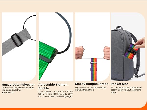 Luggage Straps for Suitcase, Luggage Connector Straps