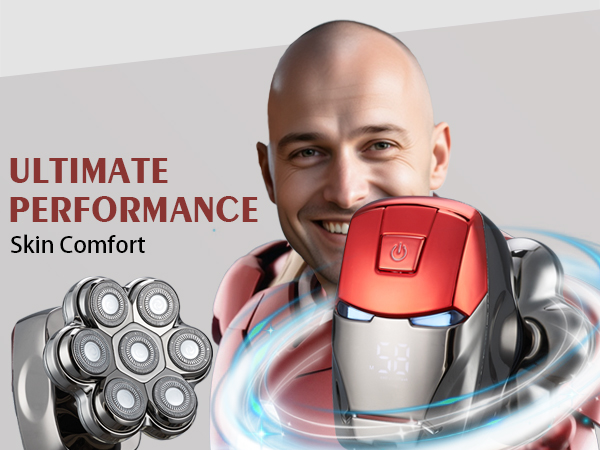 Head Shavers for Bald Men Upgraded Detachable Magnetic Head Shaver