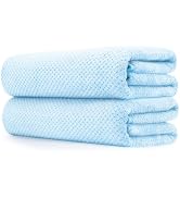 MaopaoBeauty 2 Pack Oversized Bath Towel Set 35in x 70in Bath Sheets for Shower Pool Beach Bathro...
