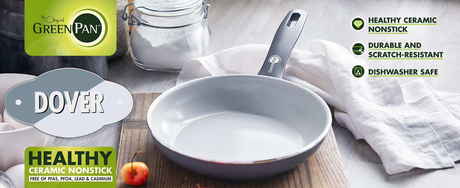 GreenPan, Valencia Pro, Healthy Ceramic Nonstick, Pots and Pans, Cookware, Hard Anodized, Induction